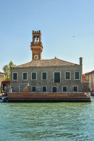 Bell Tower in Murano Venice,Italy,2019,marchのeditorial素材