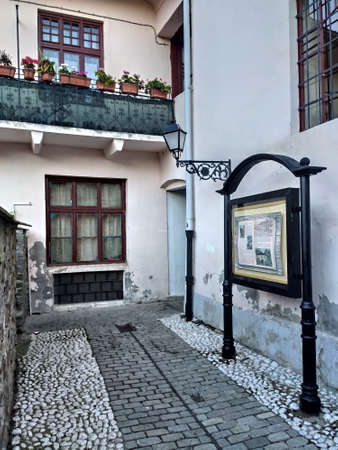 New passage in Bistrita,Romania  august 2021のeditorial素材