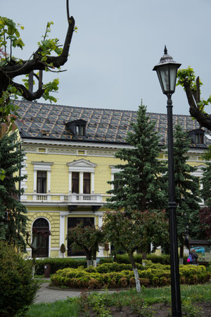In the park in Sighisoara 2017, Romaniaのeditorial素材