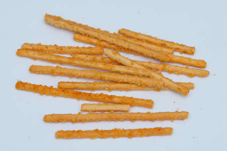 Grissini Breadsticks, Bread Sticks with spicy paprika