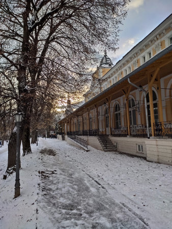 Bistrita, Romania  2022 ,january, George CoÈ™buc Municipal Cultural Center
