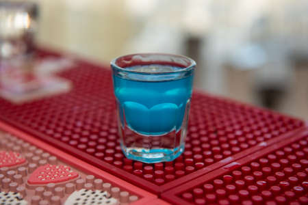Shot Glasses Of Mexican Tequila Cocktailの写真素材