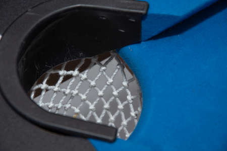 net for balls at the pool table