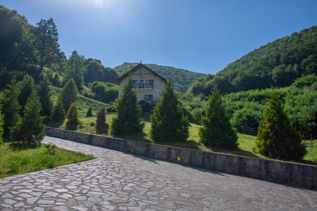 Saints Peter and Paul monastery in Rebra-Parva, (diocese of Cluj, Romania) 2023のeditorial素材
