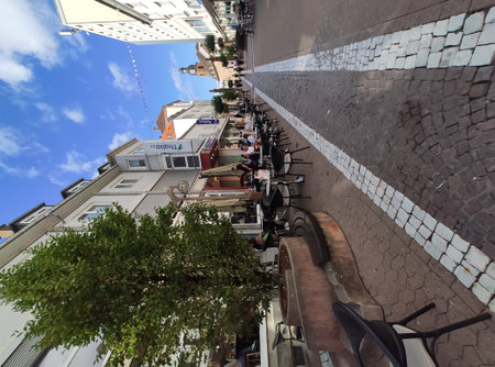 Germany,2023,September  Pirmasens, Main road, in the city centerのeditorial素材
