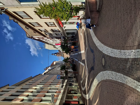 Germany,2023,September  Pirmasens, Main road, in the city centerのeditorial素材