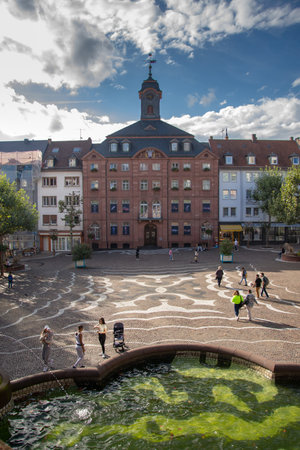 Museum In The Alte Rathaus (Old Town Hall) in Pirmasens, September, 2023, Germanyのeditorial素材