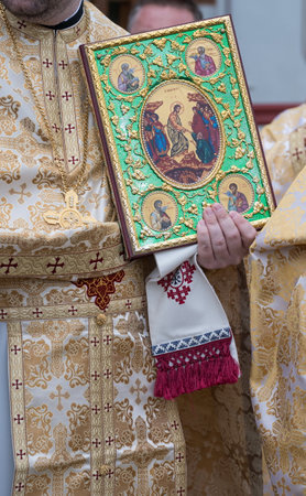 New golden  Orthodox Gospel  from Romania,2024