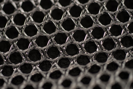 dishwashing sponge  macro detail