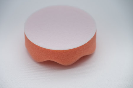 colored sponge kit for sanding and fine finishing of cars, headlights, waxing, Car detailing kitの写真素材