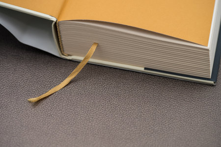 Bookmark from a philosophy bookの写真素材