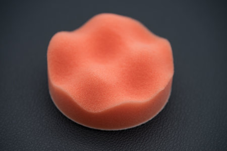 colored sponge kit for sanding and fine finishing of cars, headlights, waxing, Car detailing kitの写真素材