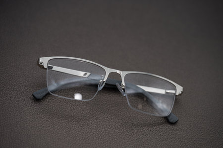 Multifocal Progressive Computer Reading Glasses with Blue Light Blockingの写真素材