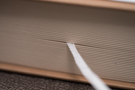 new Bookmark from a philosophy bookの写真素材