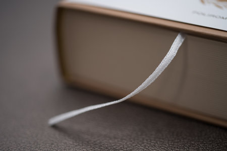 new Bookmark from a philosophy bookの写真素材