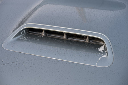 Universal Car Air Flow Intake Hood Scoop Bonnet Vent Coverの写真素材