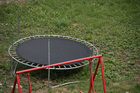 Trampoline Pad Replacement,Waterproof and Tear-Resistant Trampoline Safety Spring Cover, Round Frame Padの写真素材