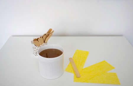 shugaring, wax for melting and hair removalの写真素材