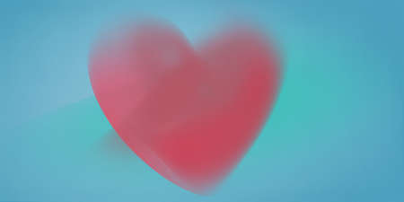 Gradient banner background with noise in blue and pink colors. Retro background forming a heart with beam of light, elegant grain texture. high resolution fileの写真素材