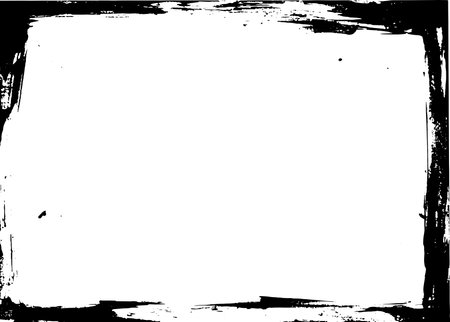 Grunge frame. Black and white grunge background. Vector illustration.の写真素材