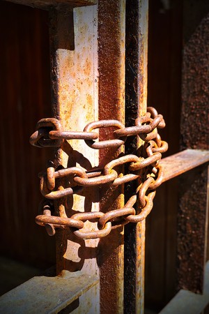 rusty chain