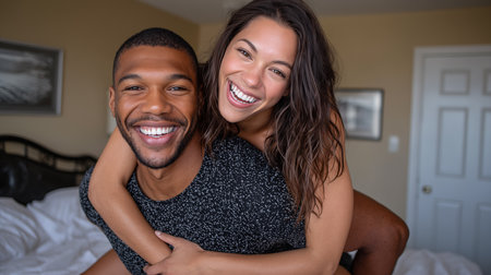 Portrait of a surprised little boy and girl in glasses and suspendersの素材