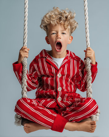 happy family with baby shopping in supermarket, mother and father with childの素材
