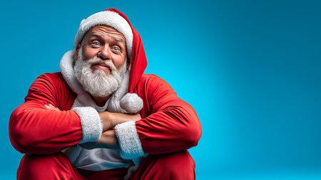 Cactus in a red pot with a white bow on a red backgroundの素材