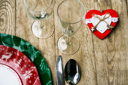 christmas tableの写真素材