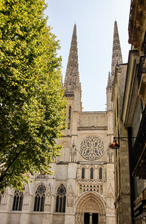 AT BORDEAUX - FRANCE - ON 08/25/2017 - Saint Andrew cathedral at Bordeaux - Franceの写真素材