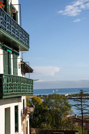 Hondarribia, a picturesque village on basque coast of spain