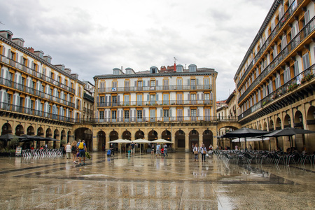 AT SAN SEBASTIAN - SPAIN - ON 08-29-2017のeditorial素材