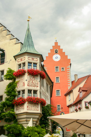 At Meersburg - Germany - On 08/06/2016 - Meersburg picturesque streets, Bodensee, Germanyのeditorial素材