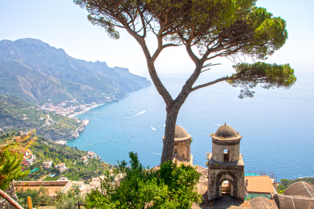 landscape of  Ravello, Italyのeditorial素材