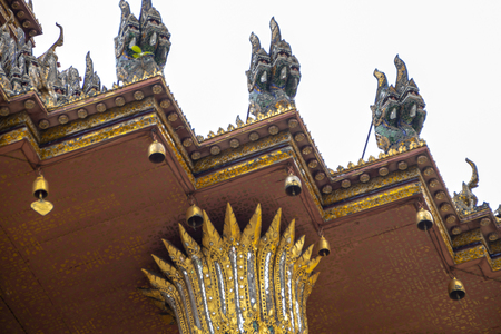 The grand palace, Built in 1782 and for 150 years the home of the Thai King, the Royal court and the administrative seat of government, Bangkok Thailandのeditorial素材