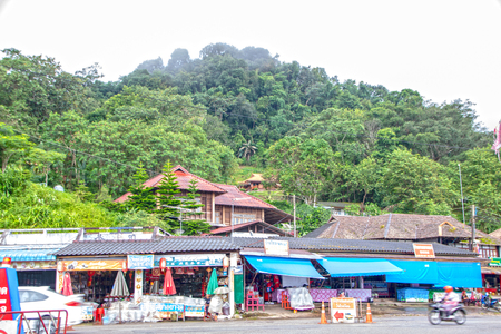 At Mae Salong - Thailand - On august 2018 - The chinese village of Mae Salong in Chiang Rai province of Northern Thailandのeditorial素材