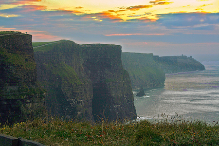 Cliffs of Moher at sunset, Ireland