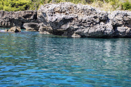 Scenic landscape of Maratea coastline in Basilicata, Italy
