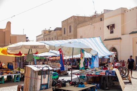 At Meknes, Morocco, on 08/06/2024 Trade in El Hedim Square