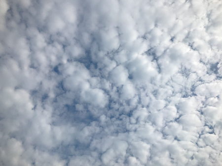 Fluffy, Cumulus Cloudsの写真素材