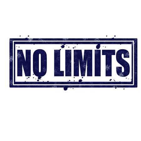 Stamp whit text No Limits vector illustrationのイラスト素材