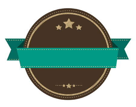 vintage label stamp whit on vector illustrationのイラスト素材