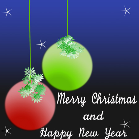 merry christmas with beackground on vector illustrationのイラスト素材
