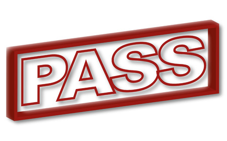 label stamp with text pass on vector illustrationのイラスト素材