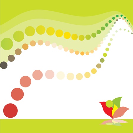 eco abstract background - vector illustrationのイラスト素材