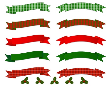 Christmas Banner Collectionのイラスト素材