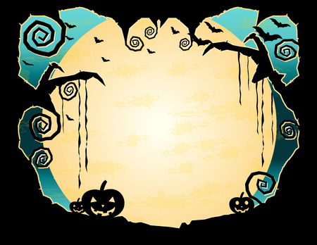 Halloween Grungy Backgroundのイラスト素材