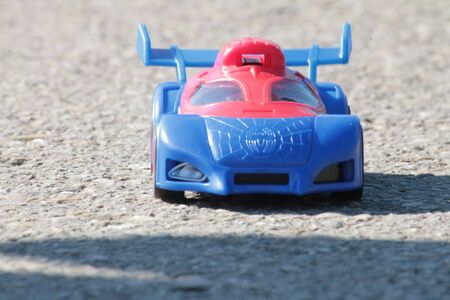 Toy car view background.の写真素材