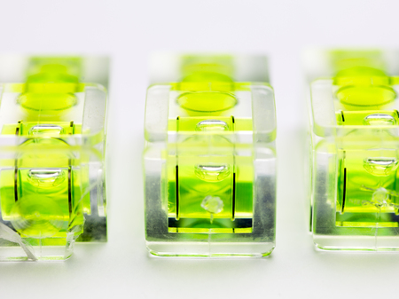 glass levelsの写真素材