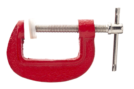 red metal clampの写真素材
